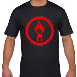 The Red Logo T-shirt (Black)